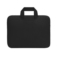 Portable Air Permeable Handheld Sleeve for 13.3 Laptops - 34x25.5x2.5cm - Black