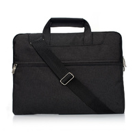 13.3 Inch Laptop Bag - Portable one Shoulder Zipper Design for Macbook Samsung Sony Dell Alienware Chuwi Asus Hp - Black