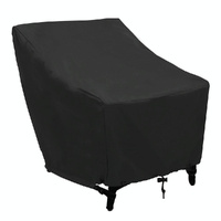 Waterproof Oxford Cloth Furniture Set Cover - Protects Outdoor Table and Chairs - 102x79x70cm - Black