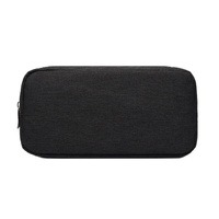 Versatile Headphone Charger &amp; Data Cable Storage Bag - 23 x 11.5 x 5.5cm - Black