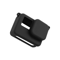 Silicone Protective Case with Lens Cap for Insta360 Ace - Black