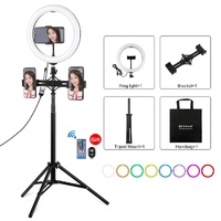 10.2 Rgbw Led Ring Light Kit with Tripod and Phone Mount
