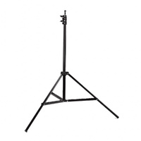 Aluminum Light Stand For Studio Flash - 2.0M Height - Black
