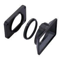 Sony Rx0 / Rx0 Ii Front Panel with Uv Filter and Sunshade - Black
