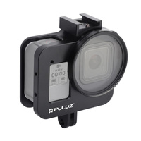 Aluminum Protective Cage with 52mm Uv Lens for Gopro Hero8