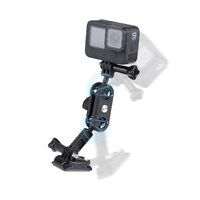 360 Degree Pivot Motorcycle Helmet Mount for Magic Arm Adapter
