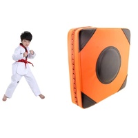 Thickened Square Boxing Wall Target - Magic Stickers - 40X40X10 - Orange Black