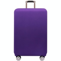 Stretch Luggage Protective Cover - Durable &amp; Dust-proof - Size m - Violet