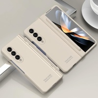 Foldable Phone Case with Pen and Stylus for Samsung Galaxy z Fold 4 / 5g - White