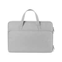 14.1-15.4 Inch Waterproof Laptop Bag - Durable and Stylish - Elegant Gray
