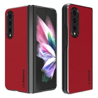 Leather Shockproof Case for Samsung Galaxy z Fold 4 / 5g - Red