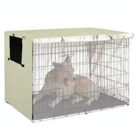 Outdoor Pet Cage Cover - Waterproof &amp; Dustproof - 109x74x76cm - Beige