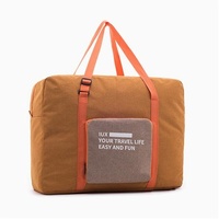 Waterproof Travel Bag for Women and Unisex Luggage - Large Capacity - Orange