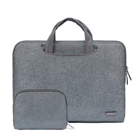 11.6 Inch Simple Business Laptop Bag with Liner - Ls-116 - Snowflake Nylon Gray