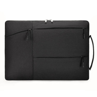 Portable Laptop Handbag - Fits 15.4-16 Inch - Casual Design - Black