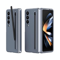 Enhanced Shockproof Phone Case for Samsung Galaxy z Fold 4 - Pen Design - Dark Grey