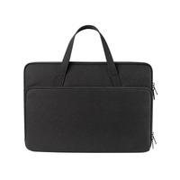 14.1-15.4 Inch Waterproof Laptop Bag - Durable and Stylish - Mysterious Black