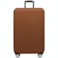 Stretch Luggage Protective Cover - Durable &amp; Dust-proof - Size l - Coffee