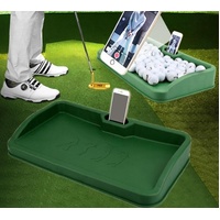 Black Character Pattern Golf Service Box with Phone Stand - 100 Balls - Green Character
