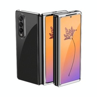 Shockproof Clear Phone Case for Samsung Galaxy z Fold 4 - Silver