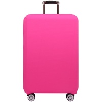 Stretch Luggage Protective Cover - Durable &amp; Dust-proof - Size m - Rose Red