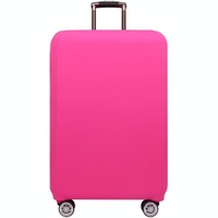 Stretch Luggage Protective Cover - Durable &amp; Dust-proof - Size l - Rose Red
