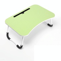 Portable Folding Desk with Fan &amp; Lamp - Compact Design - Eye Grotection Green