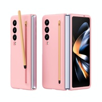 Enhanced Shockproof Phone Case for Samsung Galaxy z Fold 4 - Pen Design - Pink