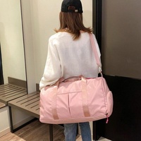 Yoga and Sports Gym Bag - Lightweight Nylon - Pink