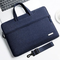 15.6 Inch Inner Bag with Shoulder Strap for Handbag or Laptop - Dark Blue