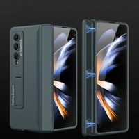 Foldable Magnetic Hinged Case for Samsung Galaxy z Fold 4 - Deep Sea Green
