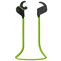 Wireless Bluetooth In-ear Headset with Magnetic Switch &amp; Indicator Light - Green