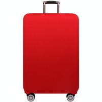 Stretch Luggage Protective Cover - Durable &amp; Dust-proof - Size l - Red