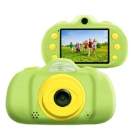 8mp Dual-lens Children Camera with 2.4 Screen Supports 32gb Tf Card - Green