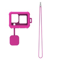 Silicone Case for Gopro Hero10 / 9 - Liquid Finish - Rose Red