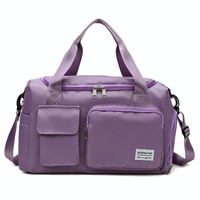 Waterproof Gym Bag for Travel - Size l - Light Purple