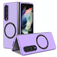 Secure &amp; Portable Magnetic Folding Case for Samsung Galaxy z Fold 4 - Purple