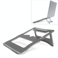 Portable Aluminum Laptop Stand - Simple &amp; Stylish - Grey