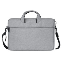 Hidden Portable One-shoulder Handbag for 14.1 Laptops - Waterproof Oxford Cloth - Light Grey