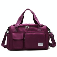Compact Waterproof Gym Bag for Travel - Size s - Purple Red