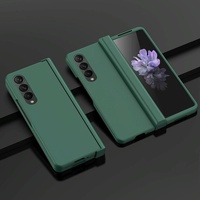 Foldable Skin Feel Case for Samsung Galaxy z Fold 4 / 5g - Dark Green