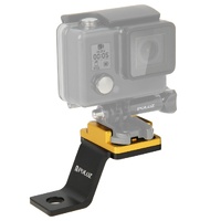 Universal Motorcycle Mount for Action Cameras - Gold