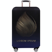 Protective Luggage Cover - Durable Elastic Anti-dust - Small Size - Gold Leaf