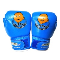 Children&#39;S Cartoon Boxing Gloves - Pu Leather - Cartoon Blue