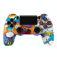 Wireless Bluetooth Game Controller for Ps4 with Dual Vibration and Light Strip - Cloud