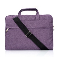 13.3 Inch Laptop Bag - Portable one Shoulder Zipper Design for Macbook Samsung Sony Dell Alienware Chuwi Asus Hp - Purple