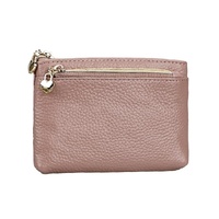 Spacious Litchi Texture Rfid Hand Wallet - Light Pink