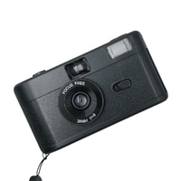 Retro Manual Reusable Film Camera for Kids - no Film - Black