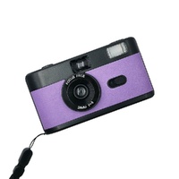 Retro Manual Reusable Film Camera for Kids - no Film - Red