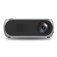 Mini Led Projector Home Theater Supports Hdmi &amp; Av &amp; Sd &amp; Usb - Silver